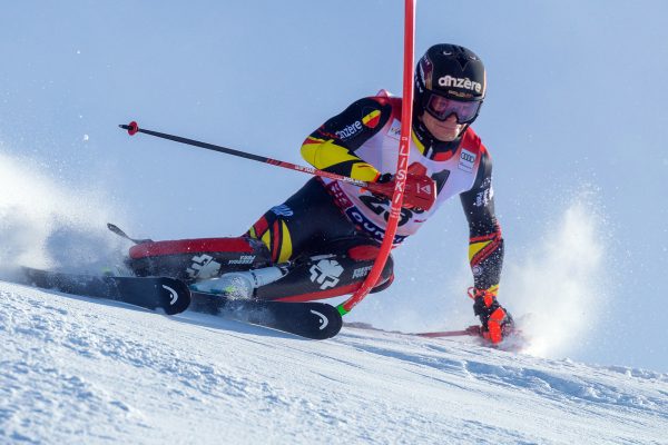 Armand Marchant auf der Skipiste