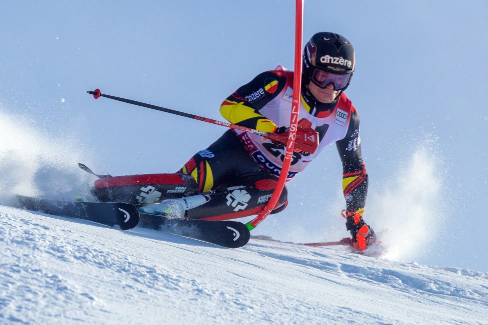 Armand Marchant auf der Skipiste