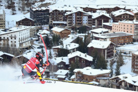 Arnaud Marchant auf der Piste von Val d'Isère