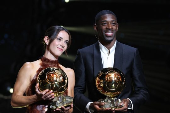Auch den Ballon d'Or bekamen Aitana Bonmati und Ousmane Dembele im September
