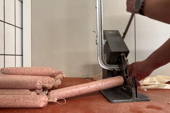 In der Metzgerei Janssen-Carrier in Baelen wird Boudin blanc de Liège hergestellt
