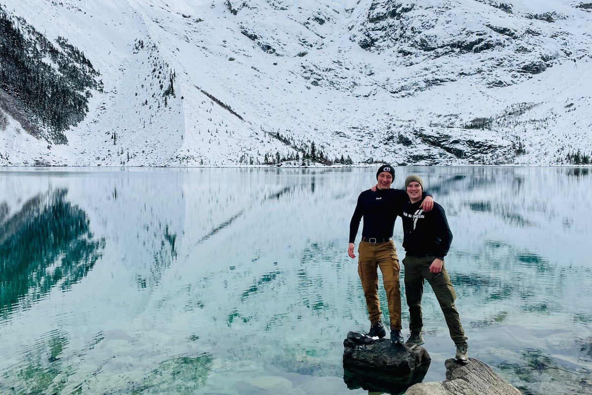 Chris und Neil Mertens aus Rocherath in Kanada