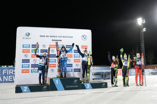 Zum ersten Mal ist Maya Cloetens bei der Podiumszeremonie der sechs Besten dabei