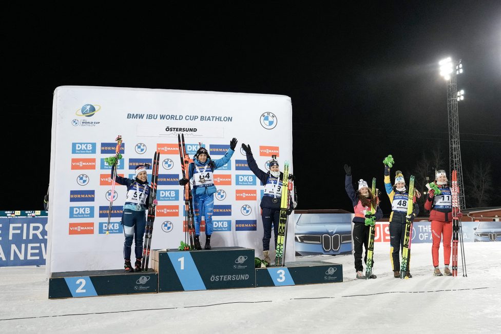 Zum ersten Mal ist Maya Cloetens bei der Podiumszeremonie der sechs Besten dabei