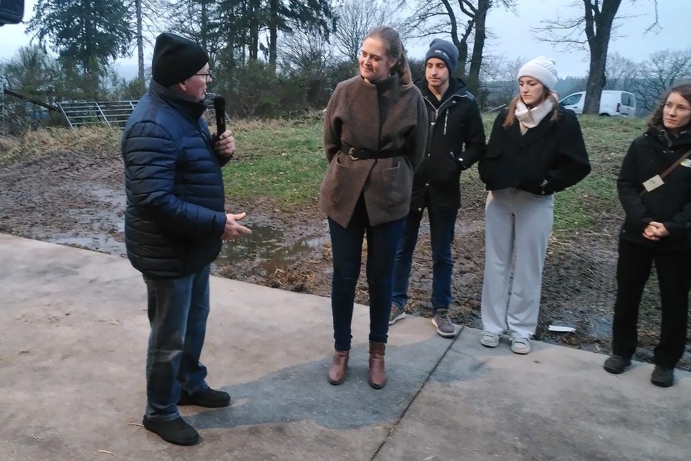 Landwirtschaftsministerin Anne-Catherine Dalcq zu Besuch in Eibertingen