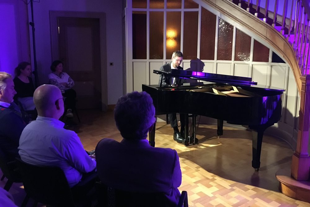Klavierkonzert mit Stefan Pitz im Foyer der DG-Vertretung in Brüssel