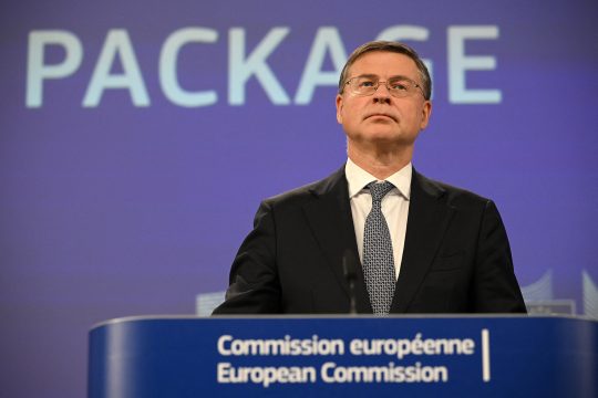 EU-Wirtschaftskommissar Valdis Dombrovskis