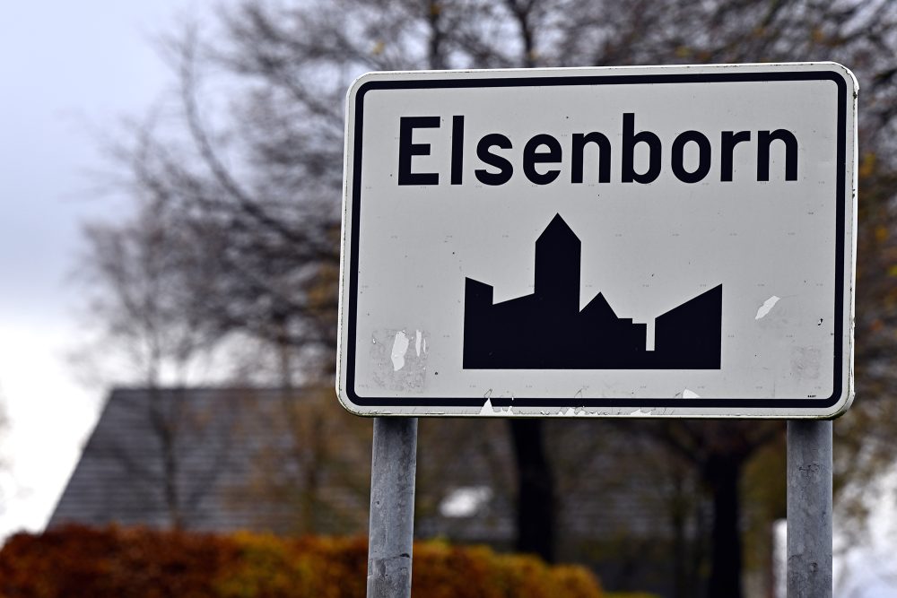 Ortschild von Elsenborn