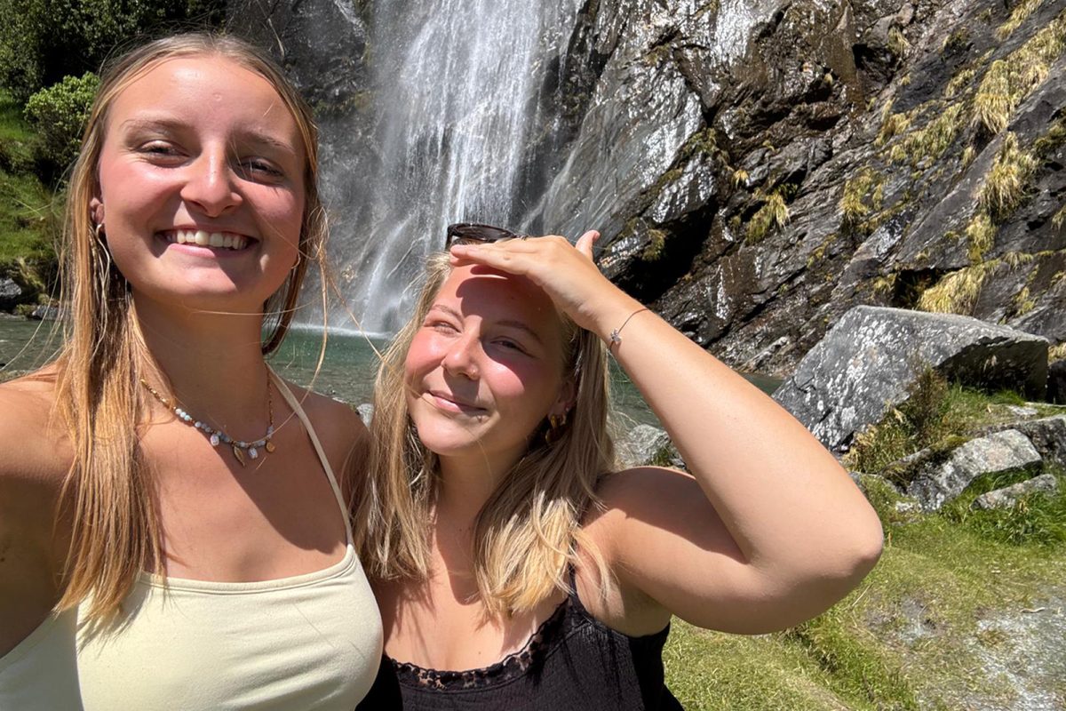 Emma Fuss und Marie Falter aus Eupen in Neuseeland