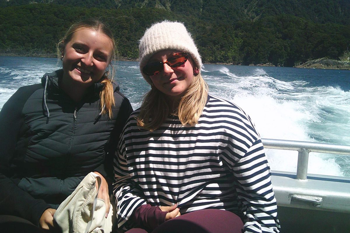 Emma Fuss und Marie Falter aus Eupen in Neuseeland