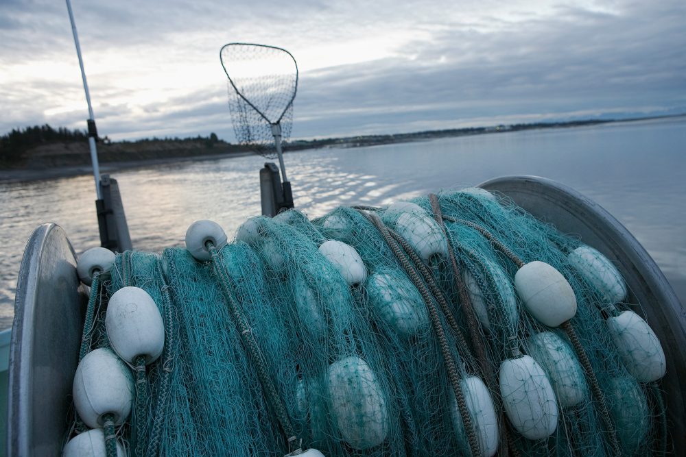 Fischerboot auf hoher See