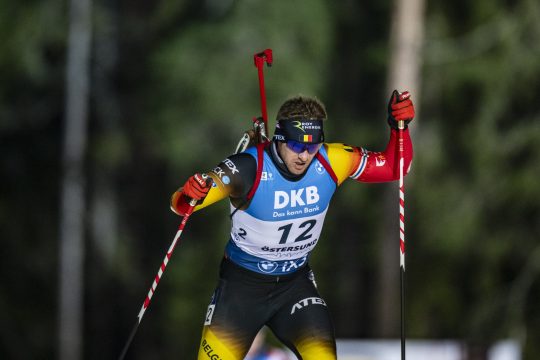 Florent Claude beim Einzelrennen in Östersund