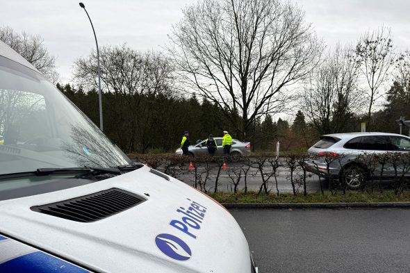 Bob-Kontrolle in der Nähe des Kreisverkehrs Wemperhardt