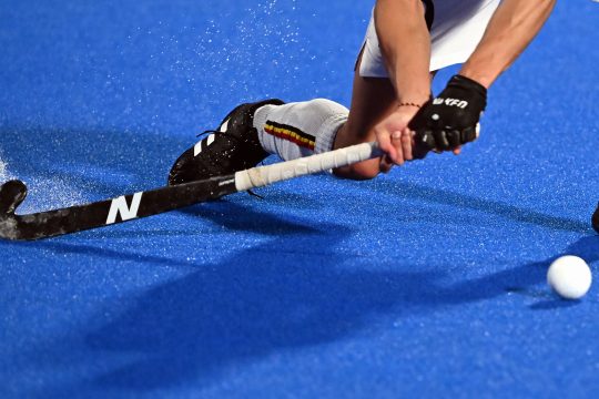 Spieler beim Feldhockey