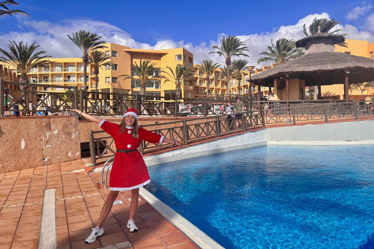 Lorena Schwall erlebt Weihnachten auf Fuerteventura