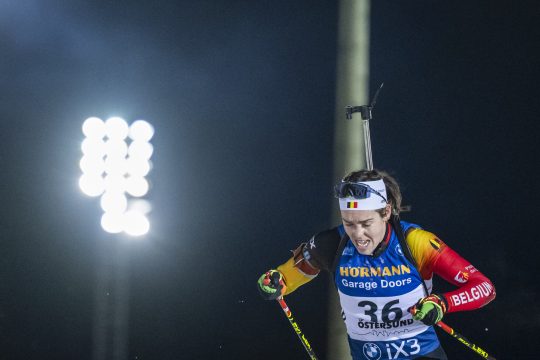 Lotte Lie beim Einzel in Östersund