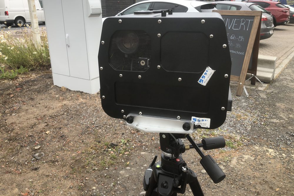 Ein NK7-Radarkontrollgerät der belgischen Polizei