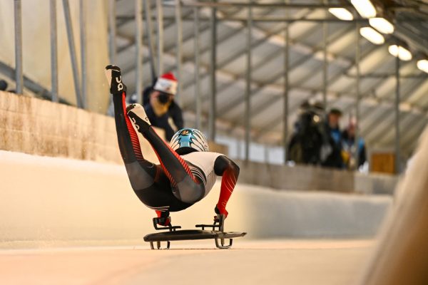 Start beim Skeleton-Weltcup in Lillehammer