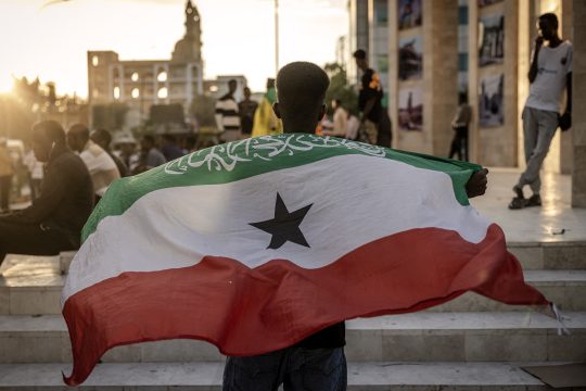 Die Flagge von Somaliland
