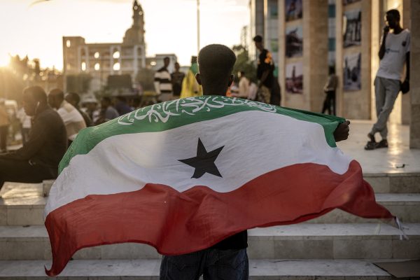 Die Flagge von Somaliland