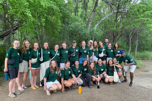 Sophie Janssen arbeitet in einem Waisenhaus in Namibia