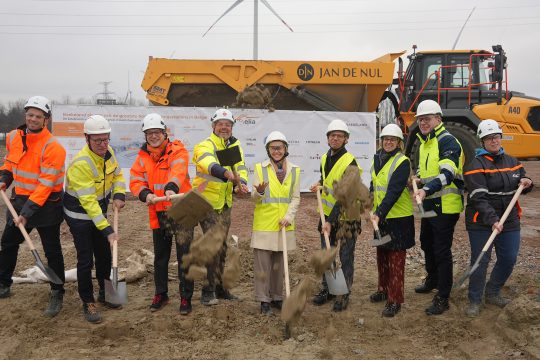 Erster Spatenstich für den Ausbau der Energieinfrastruktur am Hafen von Gent