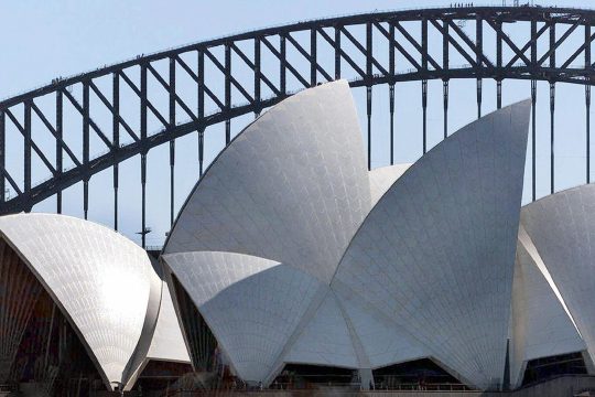 Das Opernhaus und die Harbour Bridge in Sydney