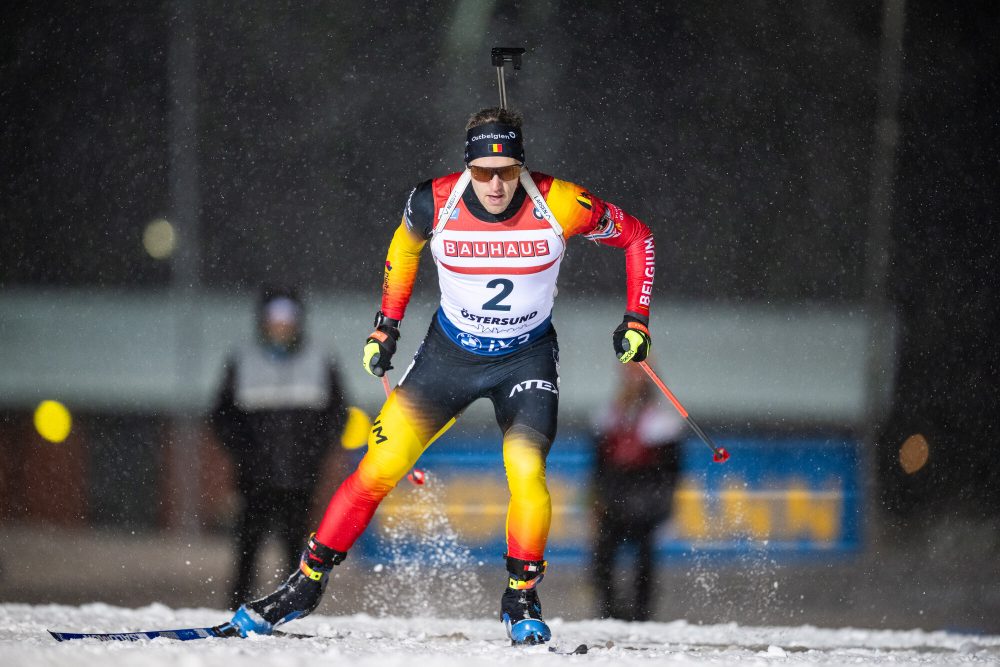 Kein leichtes Rennen für "Frühstarter" Thierry Langer in Östersund: Am Ende reichte es nur für Platz 77 (Bild: Kevin Voigt)