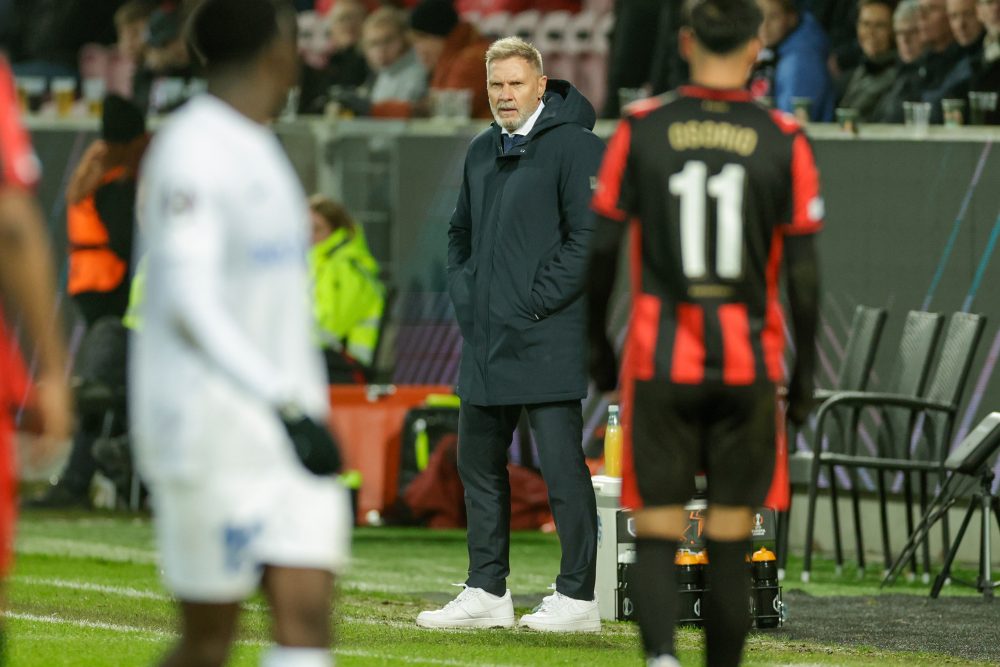 Thorsten Fink beim Spiel in Midtjylland am 11. Dezember