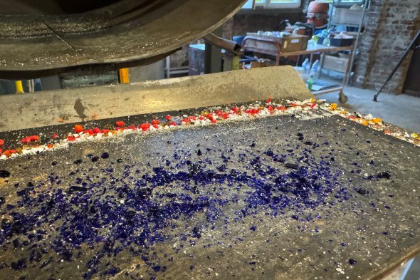 Werkstatt der Cristallerie Val Saint Lambert