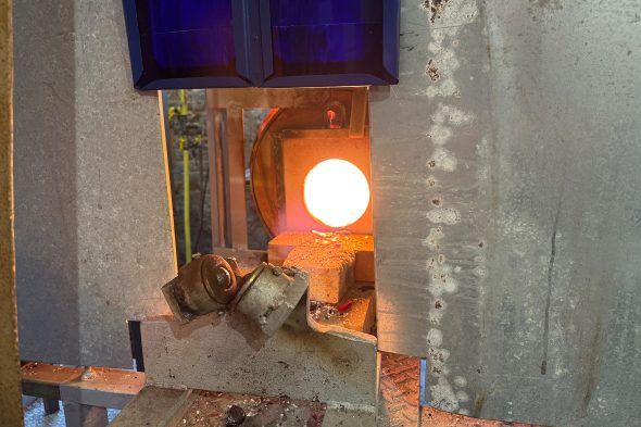 Werkstatt der Cristallerie Val Saint Lambert