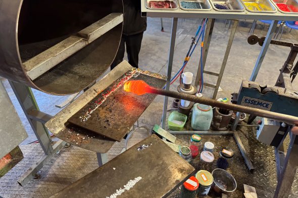 Werkstatt der Cristallerie Val Saint Lambert