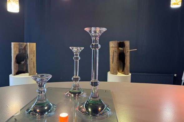 Ausstellungsraum der Cristallerie Val Saint Lambert