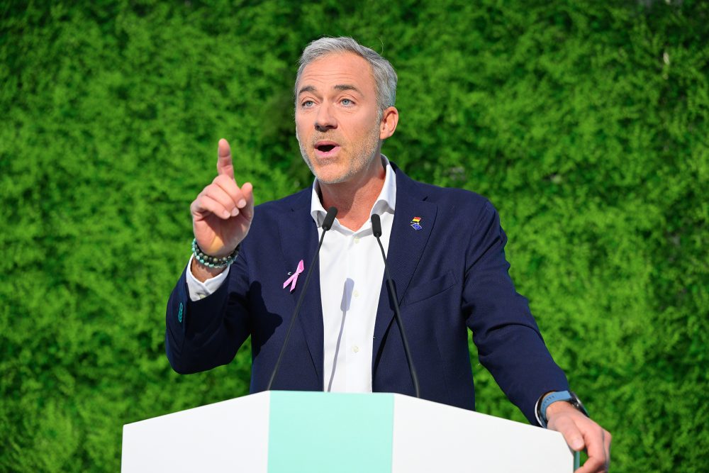 Yvan Verougstraete bei einem Parteitreffen im Oktober