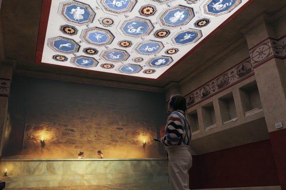 Römische Villa in der Ausstellung "Zurück nach Pompeji"