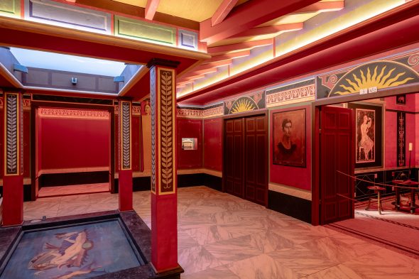 Römische Villa in der Ausstellung "Zurück nach Pompeji"