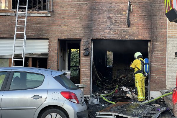 In Wandre ist ein Gebäude völlig ausgebrannt