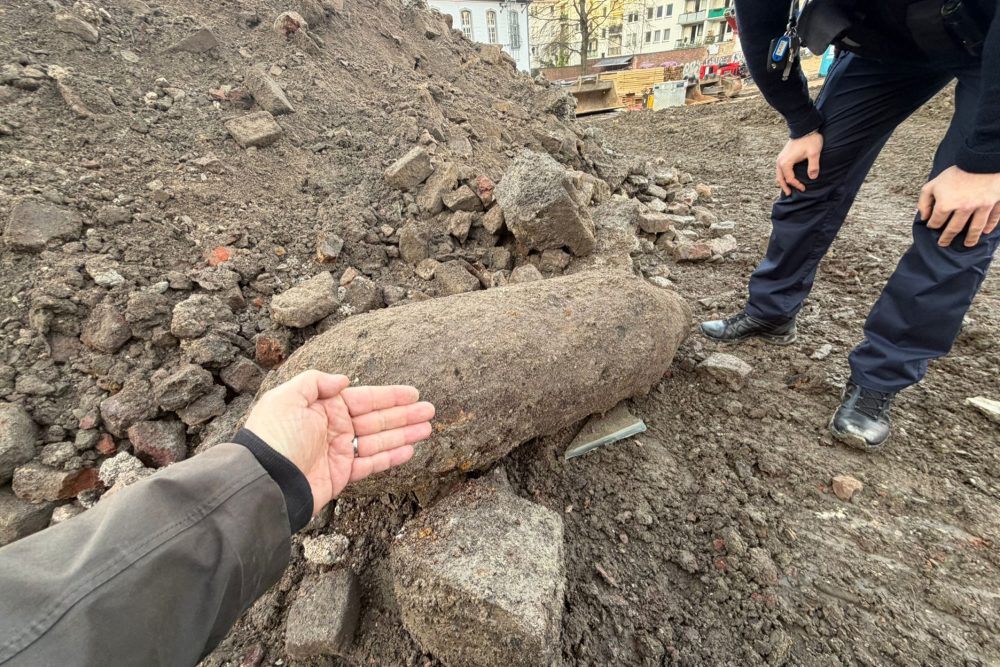 Weltkriegsbombe in Aachen gefunden