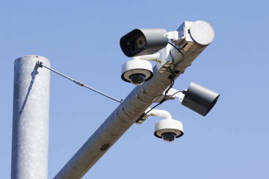 ANPR-Kamera in Nahaufnahme