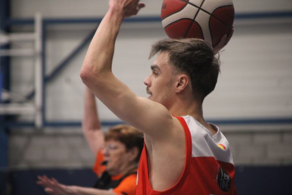 Spieler des BBC Eupen beim Match gegen Union Huy