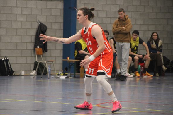 Spieler des BBC Eupen beim Match gegen Union Huy