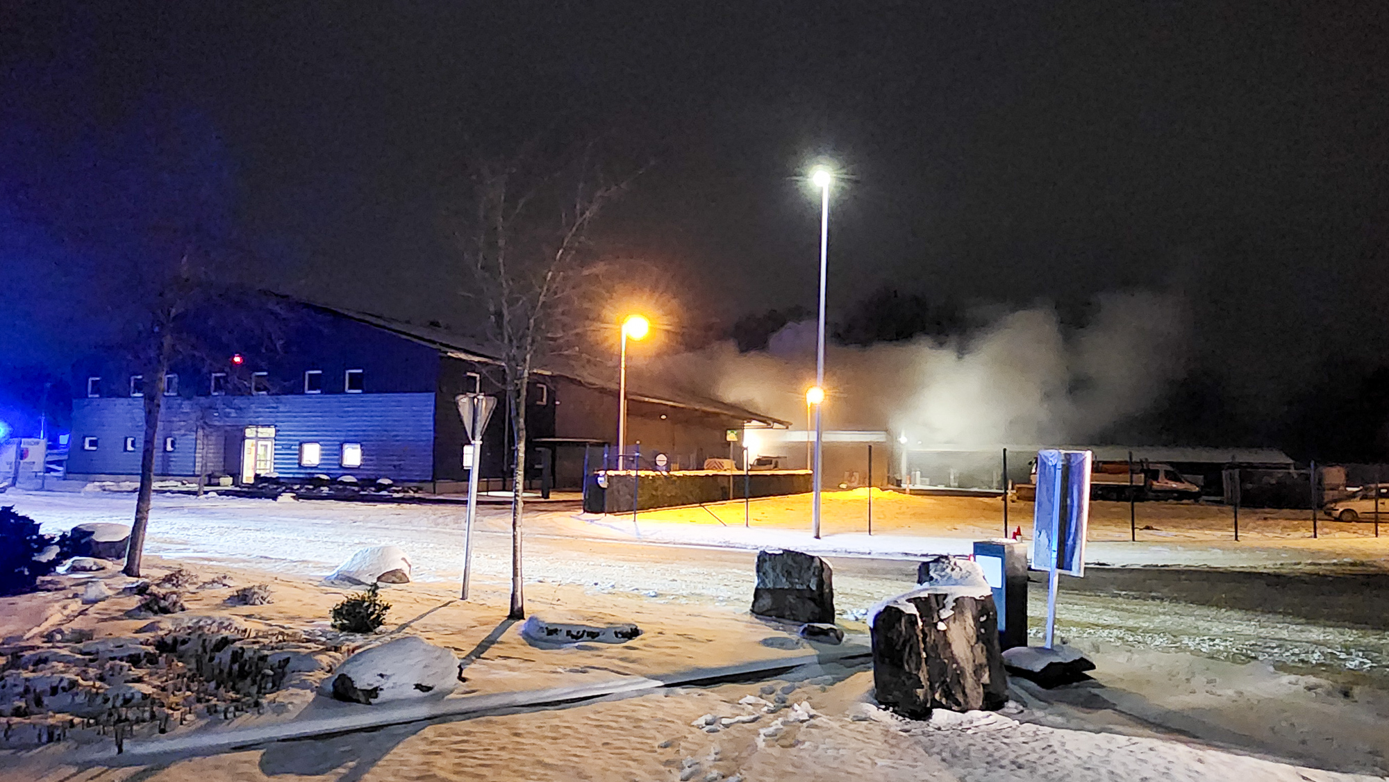 Brand Bauhof Raeren (Bild: Olivier Krickel/BRF)