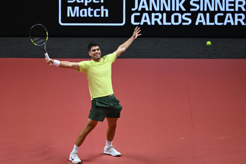 Carlos Alcaraz auf dem Platz