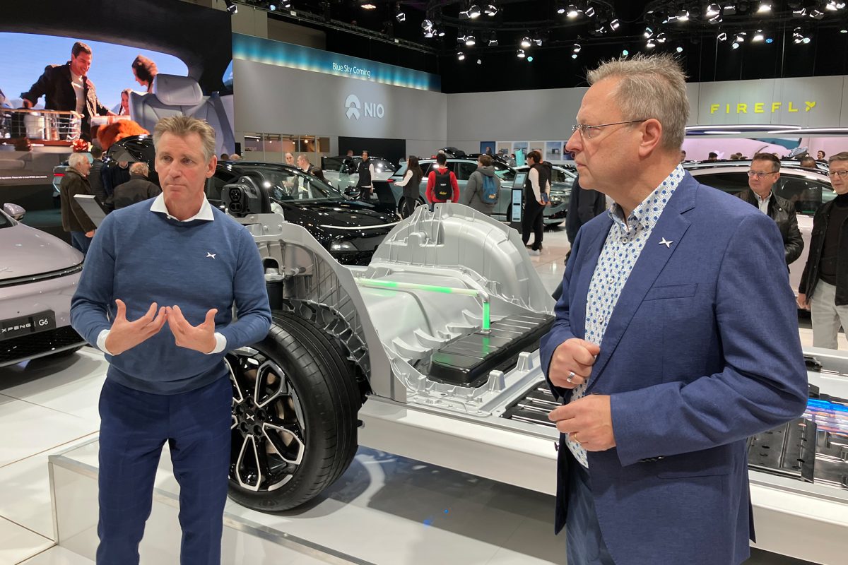 Mit technischen Innovationen wollen die Autos des chinesischen Herstellers X Peng belgische Kunden überraschen und überzeugen