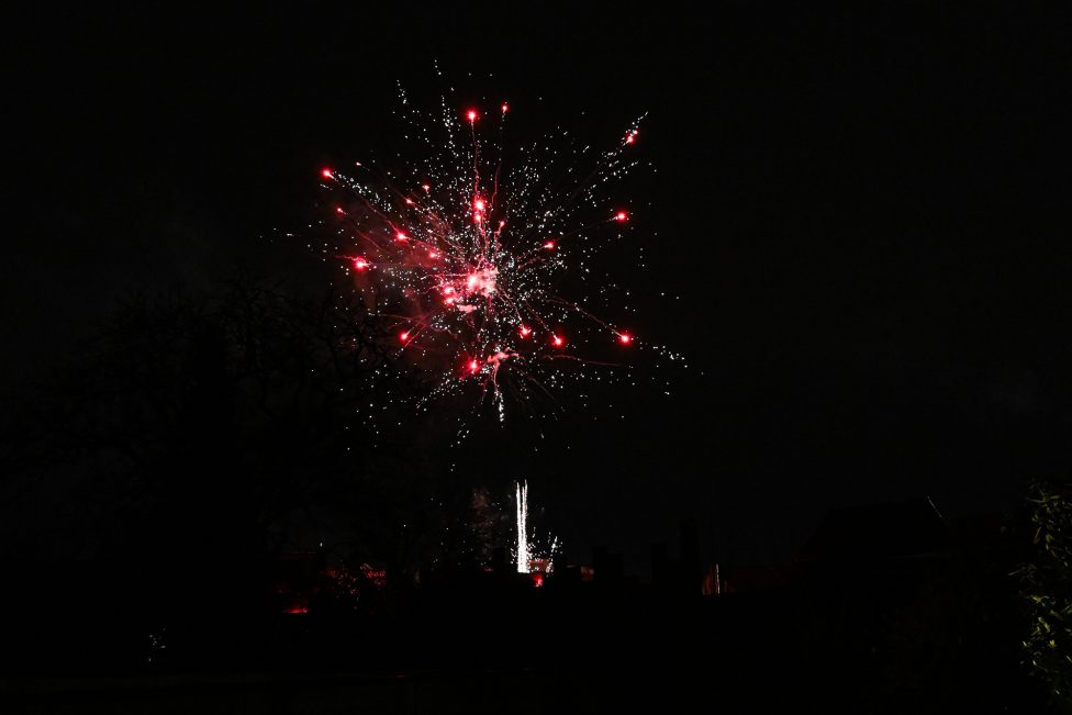 Feuerwerk in der Silvesternacht