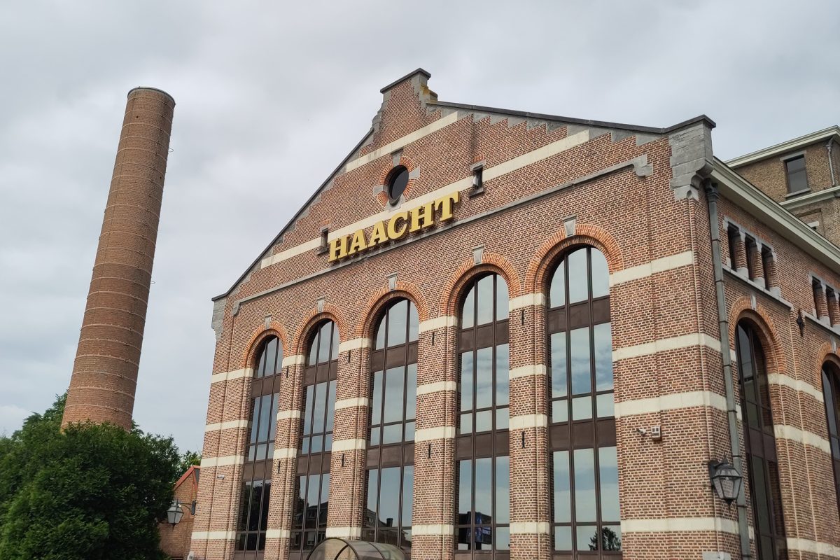 Sitz der Brauerei Haacht in Boortmerbeek in Flämisch-Brabant