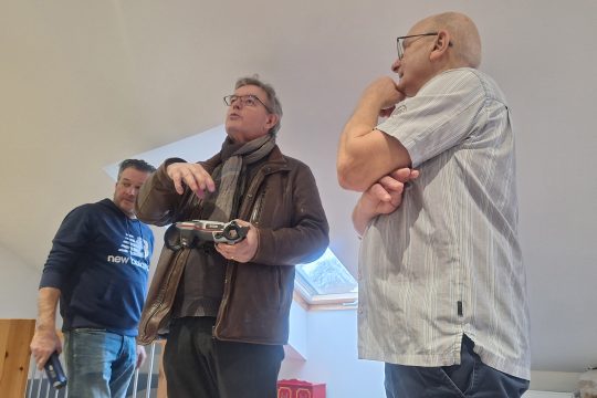 Roger Hoffmann und Uwe Gehrke im Gespräch