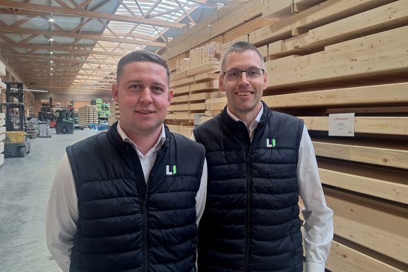 Manuel Dupuis und Michael Hilgers, Geschäftsführer von Ligna Systems in St. Vith