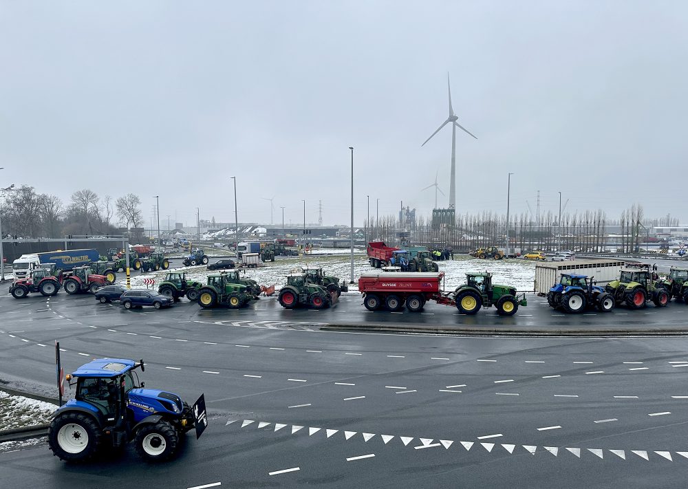 Landwirte protestieren in Gent mit Blockaden gegen das Mercosur-Abkommen