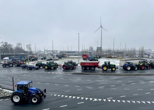 Landwirte protestieren in Gent mit Blockaden gegen das Mercosur-Abkommen